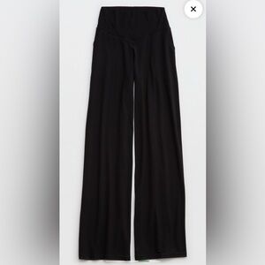 Aerie Real Me Black XTRA high rise trouser